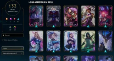 133 skins, 20k de EA, P4 (Com mmr de gold)