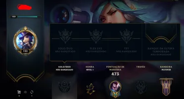 Conta LoL LVL 123 - Unranked - 119 Champs
