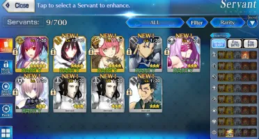 Contas Reroll Fate Grand Order