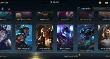 Conta Wild Rift Grão Mestre + conta LoL PC