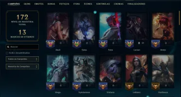 Unranked com 75 Champs e 23 Skins