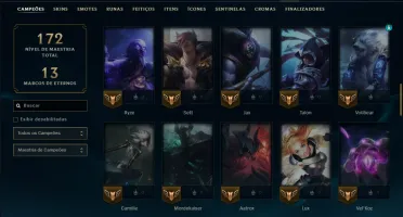 Unranked com 75 Champs e 23 Skins