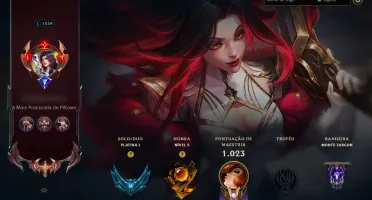 Conta Lol Nível 1039 Com 3 Exaltadas