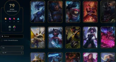 Conta de League of Legends com 79 skins
