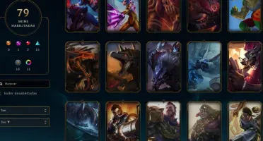 Conta de League of Legends com 79 skins
