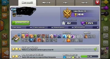 Conta Clash Royale/ Clash of Clans/ Kritika e Pokemon go!