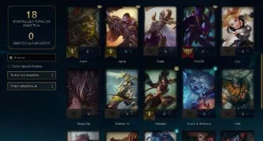 Conta lol Diamante 4 com 70% de win rate