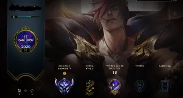 Conta lol Diamante 4 com 70% de win rate