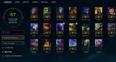 Conta LOL|Nivel 30|25 Campeões|3 Skins|Unranked