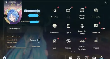 Conta Wuthering Waves - Qingxiao S6 + Sign | Rebecca (Colab)
