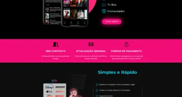 Templates Landing Page IPTV