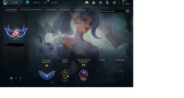 Conta League of Legends Diamante