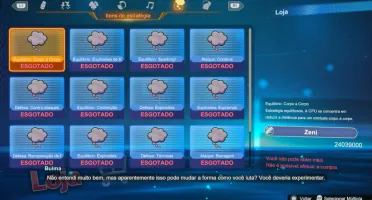 Dragon Ball: Sparking! Zero (PS5) - Habilidade, zeni, trajes