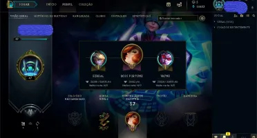 ACC LOL Nvl 47 56 Champs 10K EA E 4 Skins Por 35R$!