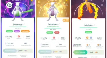 Conta Pokémon GO Lvl 41 Mewtwo Shiny + Moltres 100