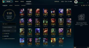Conta Unranked LvL 30