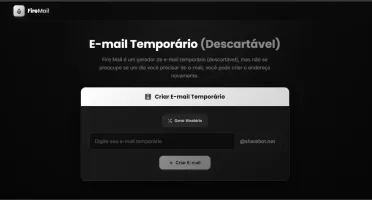[Promoção] Source de Email Temporario Completa