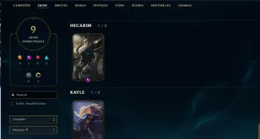 Conta lol Prata 1