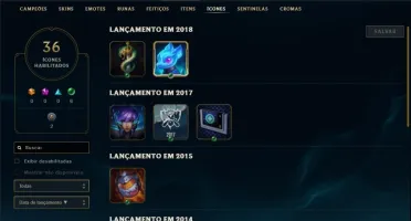 Conta League of Legends Smurf Lvl 31