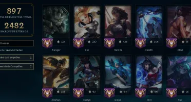 [Conta Br]Todas As Vitoriosas+Todas As Kda All Out+Riven2012