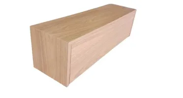 Aparador Suspenso Freijó com Gaveta - 90 x 15 x 15 cm