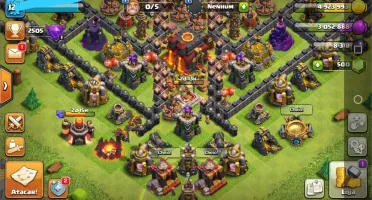 conta clash of clans cv10