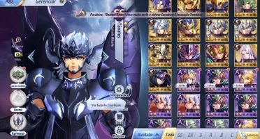 SAINT SEIYA AWAKENING - COM GEMAS AVANÇADAS E LIVROS