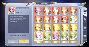 SAINT SEIYA AWAKENING - COM GEMAS AVANÇADAS E LIVROS