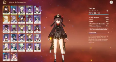 Hutao Ar 17 + Mona + Keqing Genshin Impact