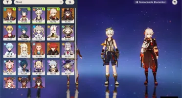 CONTA KAZUHA+ESPADA DA LIBERDADE+CHILDE+HARPA CELESTIAL