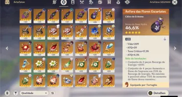 CONTA KAZUHA+ESPADA DA LIBERDADE+CHILDE+HARPA CELESTIAL