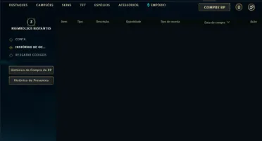 Unranked com 25 Champs e 6 Skins + 8 Fragmentos