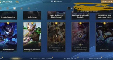 Conta Colecionador High-End Wild Rift | 476 Skins