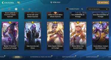 Conta Colecionador High-End Wild Rift | 476 Skins