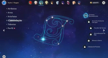 CONTA DE GENSHIN AR 56 7 PERSONAGENS 5 ESTRELAS