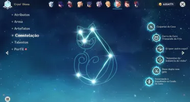 CONTA DE GENSHIN AR 56 7 PERSONAGENS 5 ESTRELAS
