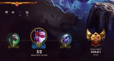 Conta Gold 1 , 22 campeões , 6 skins. borda gold