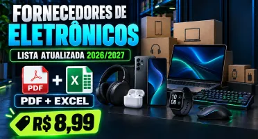 100 Fornecedores de Eletrônicos Pdf + Excel Atualizado 2027