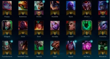 Conta Gold V - 59 Campeões - 17 Skins - LUX ELEMENTALISTA