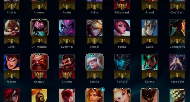 Conta Gold V - 59 Campeões - 17 Skins - LUX ELEMENTALISTA