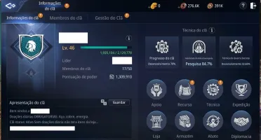 Vendo Clan MIR4 NA62 LVL 46