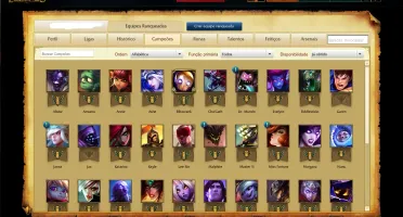 Conta League of legends Silver 4 30+ champs 2 pg de runa