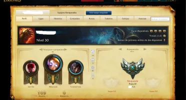 Conta League of legends Silver 4 30+ champs 2 pg de runa