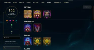 Conta Mestre com 71 Champs e 30 Skins