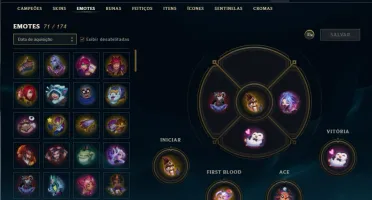 Conta Mestre com 71 Champs e 30 Skins