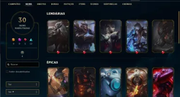 Conta Mestre com 71 Champs e 30 Skins