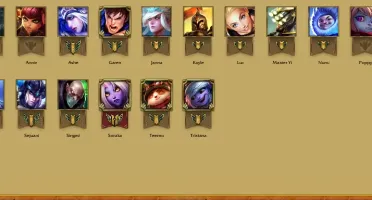 Conta Bronze 4,10 skins, 31 campeão, 4 paginas de runas