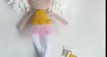 boneca balairina amigurumi (personalizados)