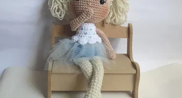 boneca balairina amigurumi (personalizados)