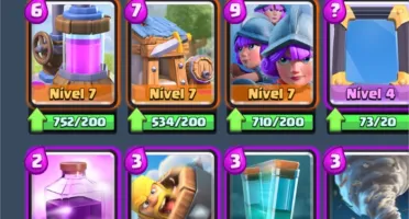 Conta CLASH ROYALE nv 12 -MUITO UPADA